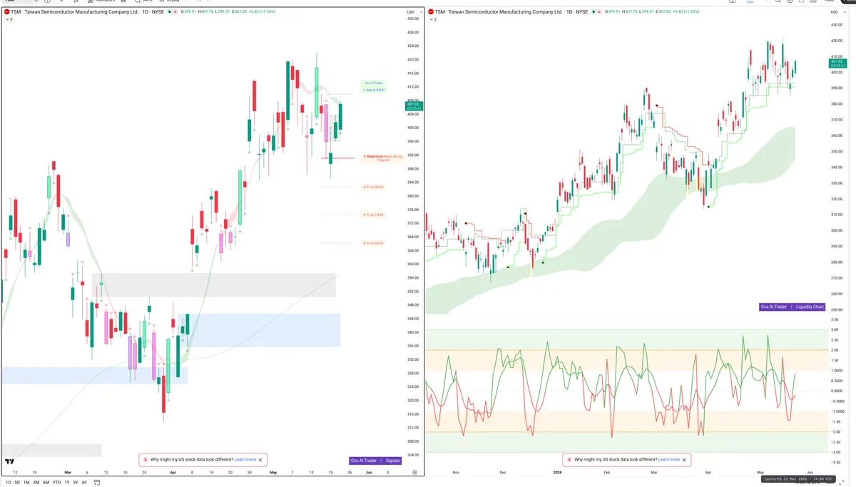 TSM — Signals + Liquidity
