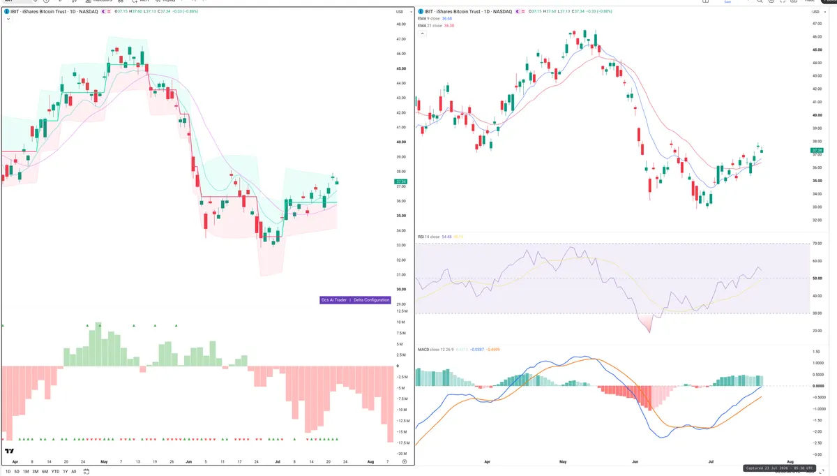 IBIT — Delta + Technical
