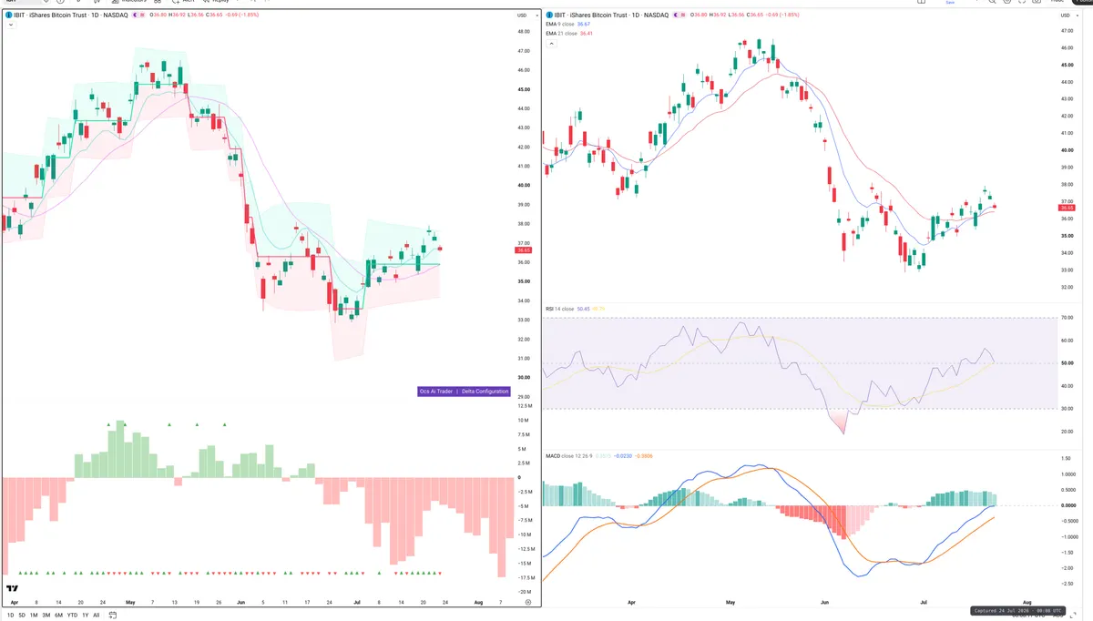 IBIT — Delta + Technical