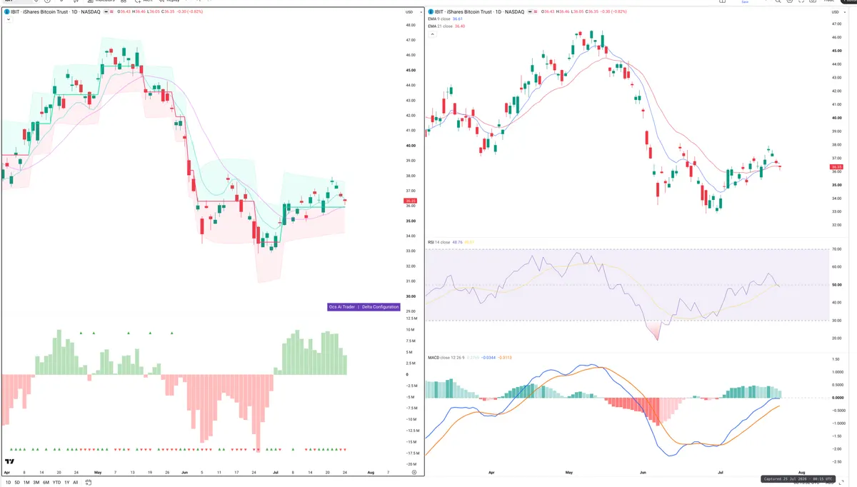 IBIT — Delta + Technical