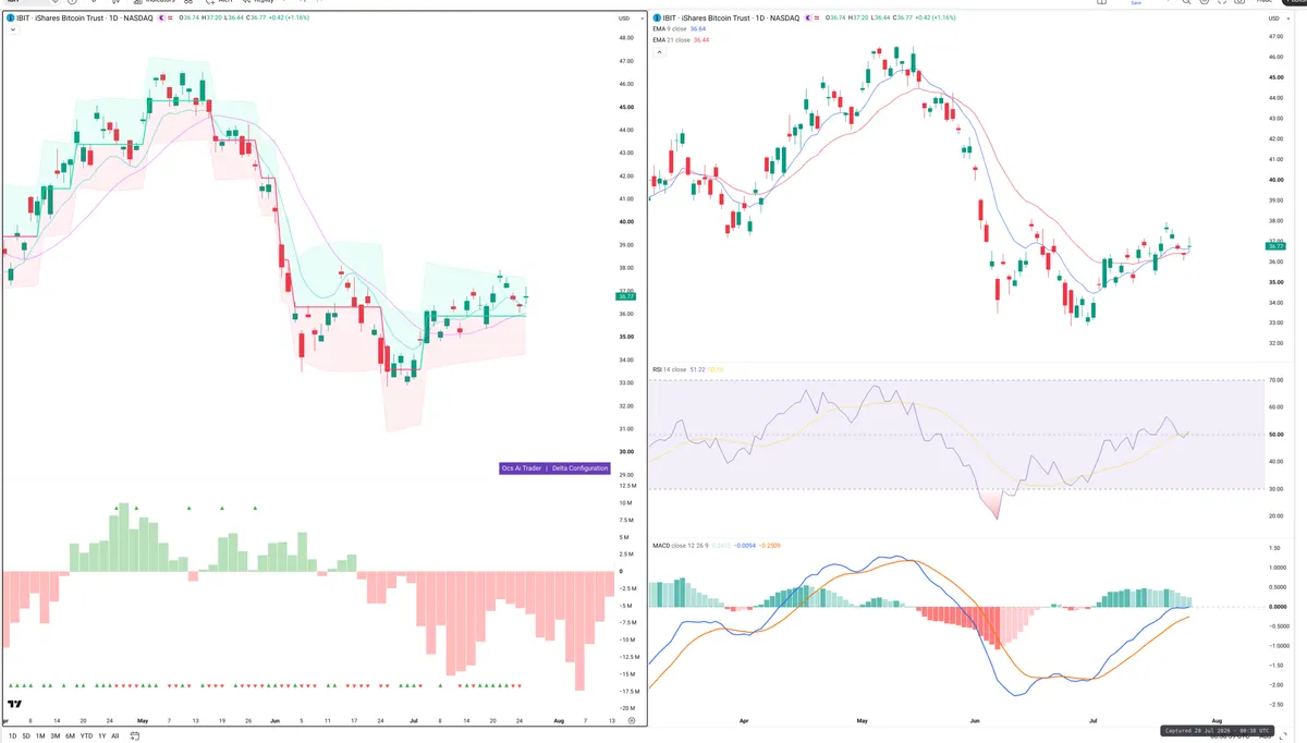 IBIT — Delta + Technical