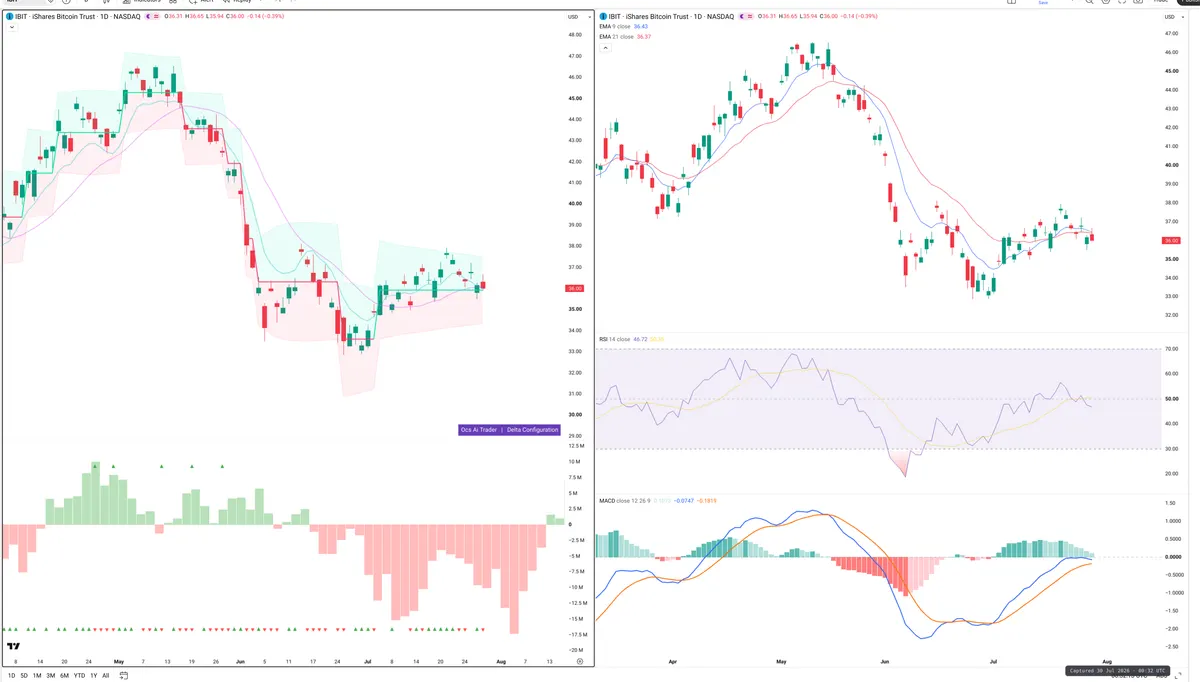 IBIT — Delta + Technical