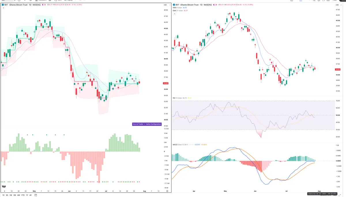 IBIT — Delta + Technical