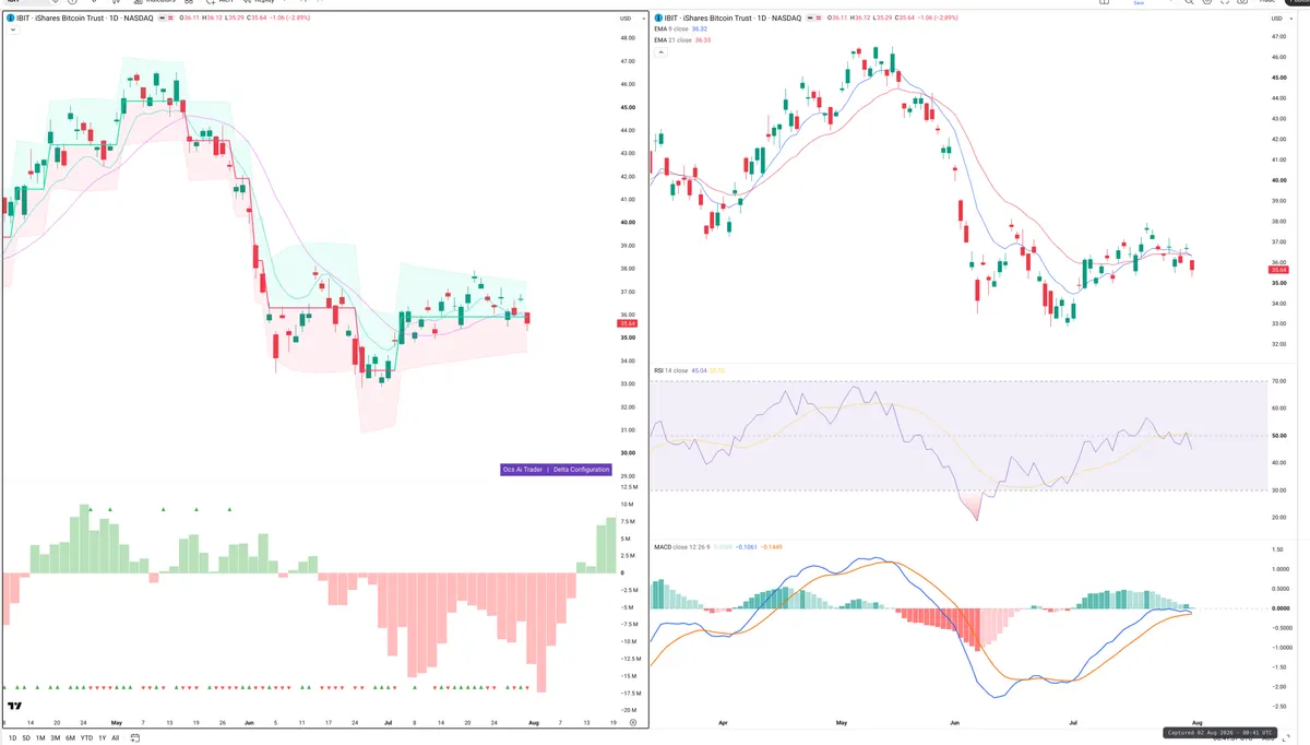 IBIT — Delta + Technical