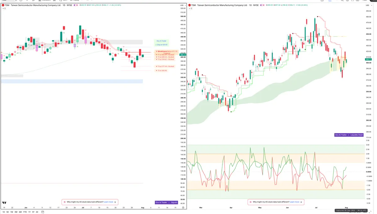 TSM — Signals + Liquidity