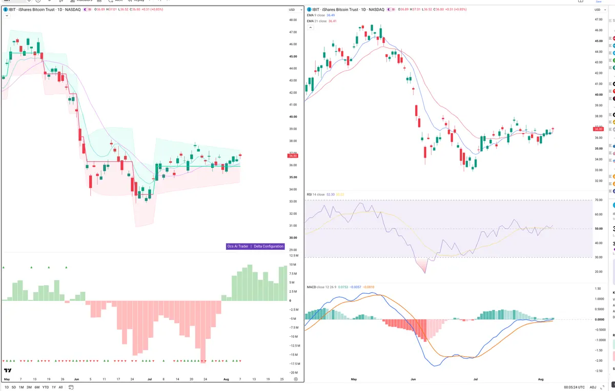 IBIT — Delta + Technical