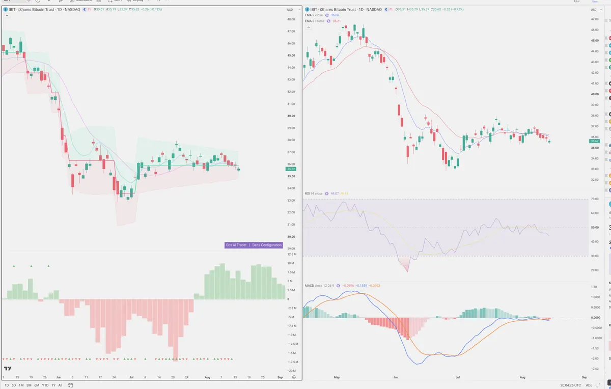 IBIT — Delta + Technical