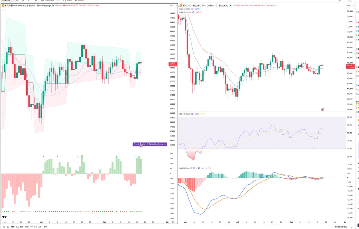 BTCUSD — Delta + Technical