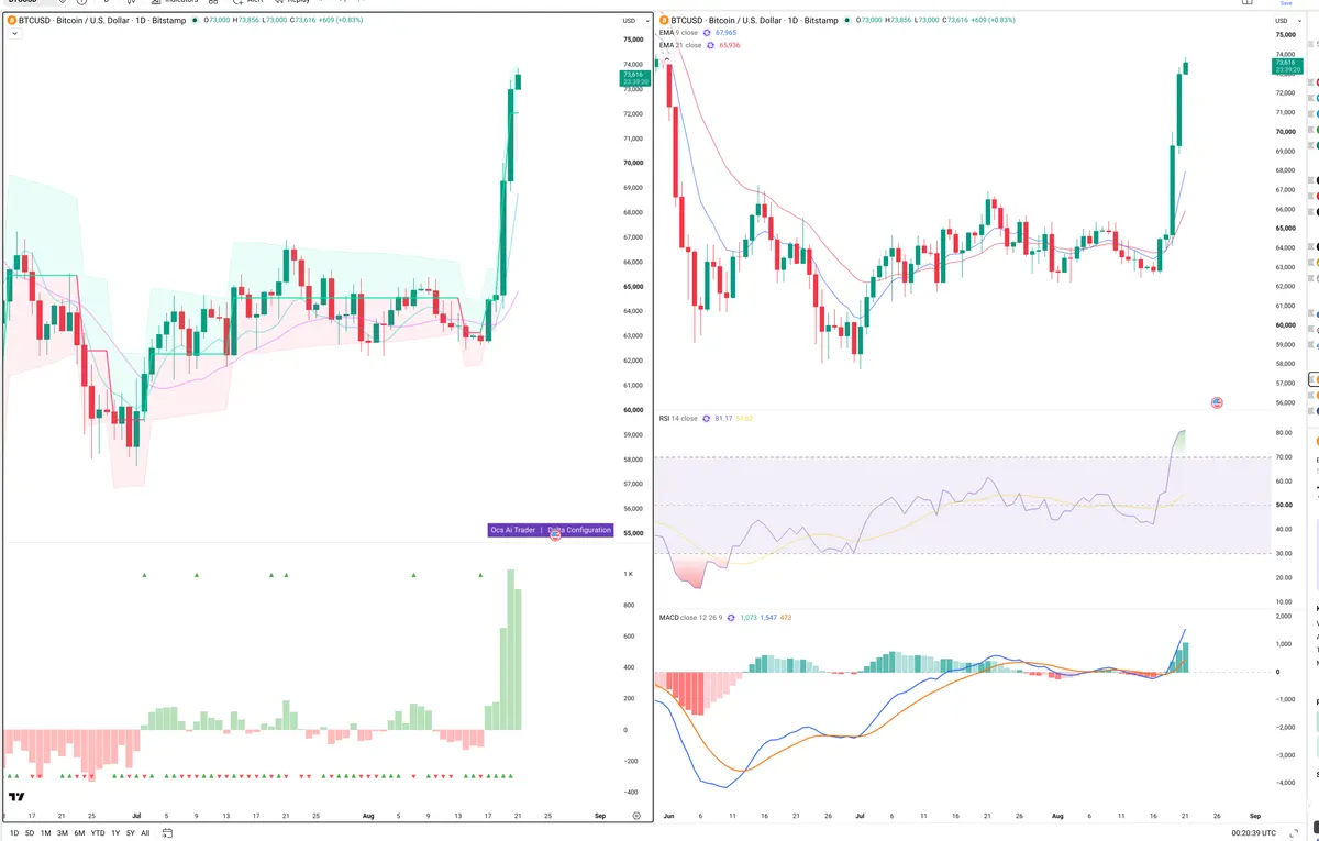 BTCUSD — Delta + Technical