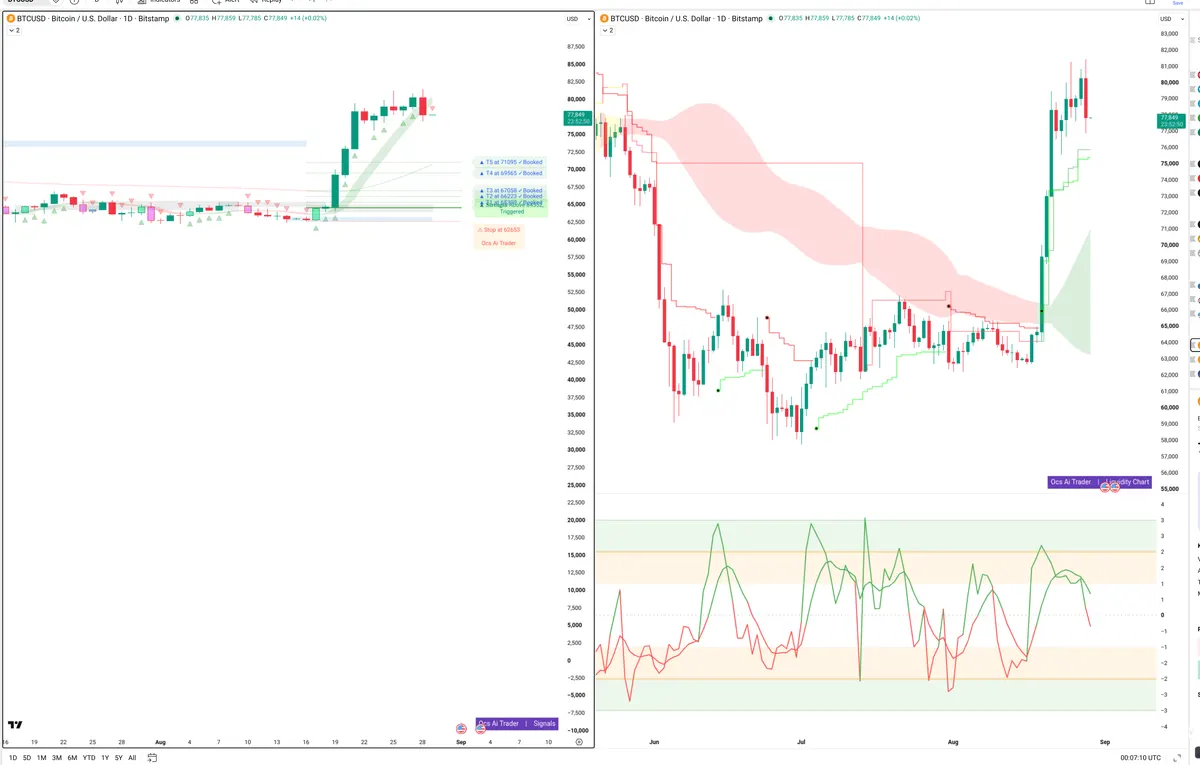 BTC — Signals + Liquidity