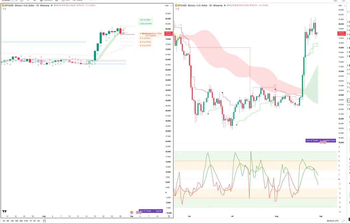 BTC — Signals + Liquidity