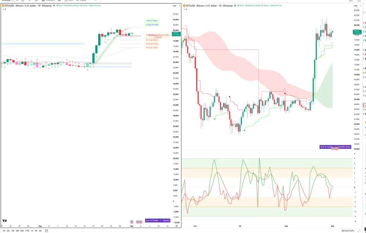 BTC — Signals + Liquidity