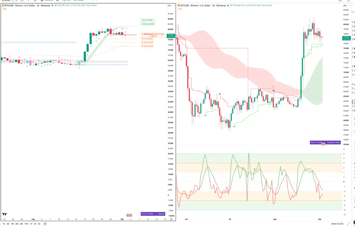 BTC — Signals + Liquidity