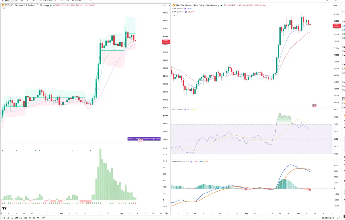 BTCUSD — Delta + Technical