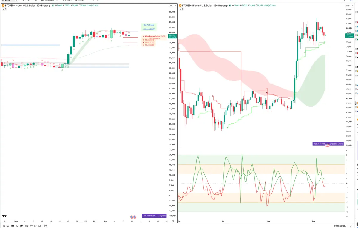 BTC — Signals + Liquidity