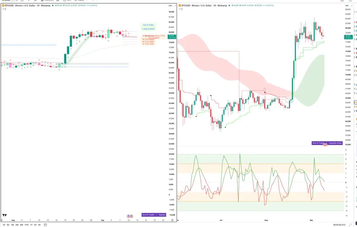 BTC — Signals + Liquidity