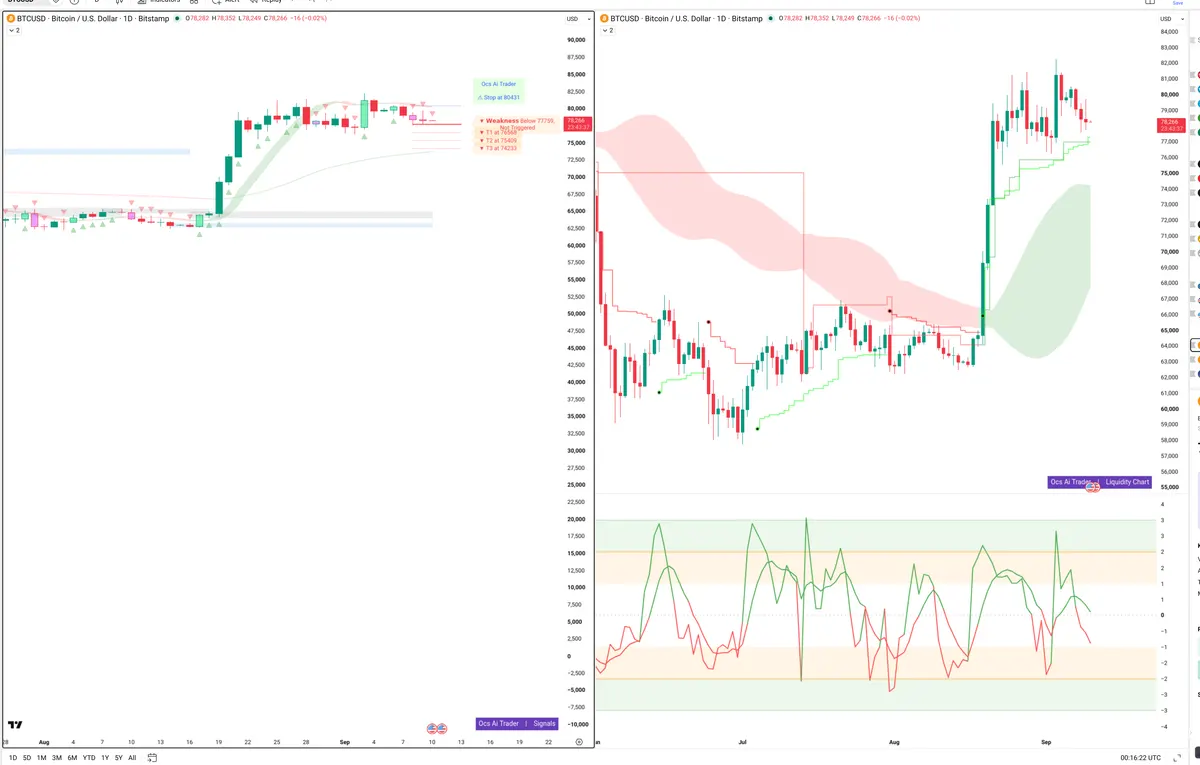 BTC — Signals + Liquidity