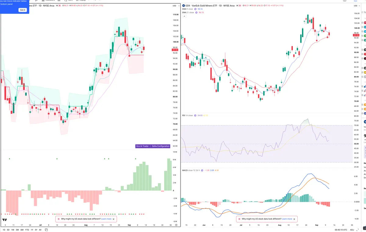GDX — Delta + Technical