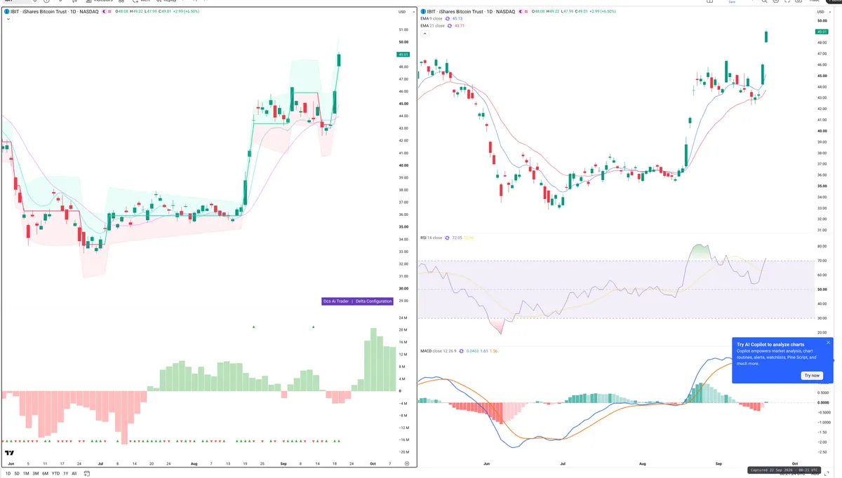 IBIT — Delta + Technical