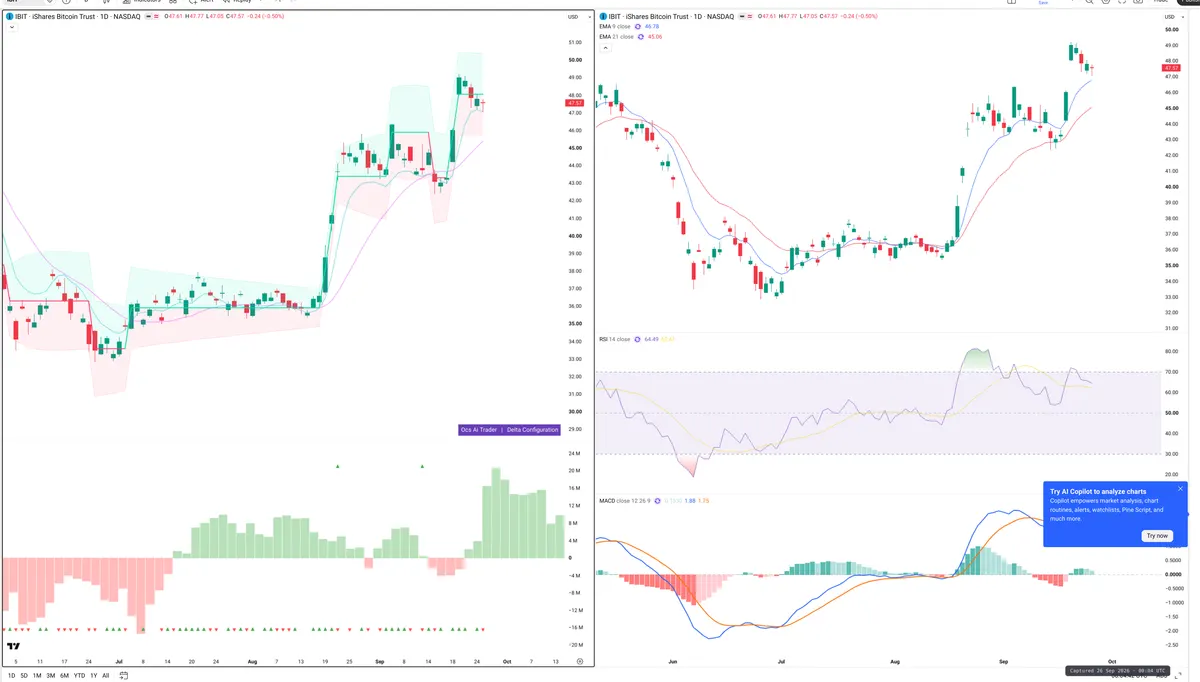 IBIT — Delta + Technical