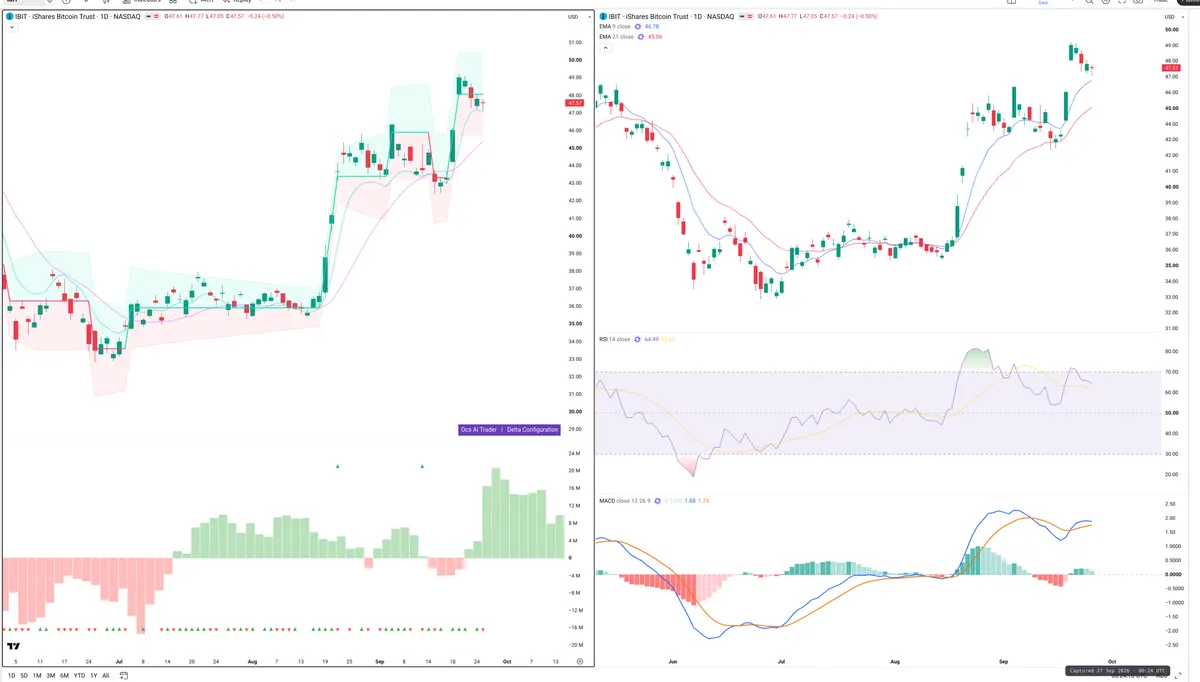 IBIT — Delta + Technical
