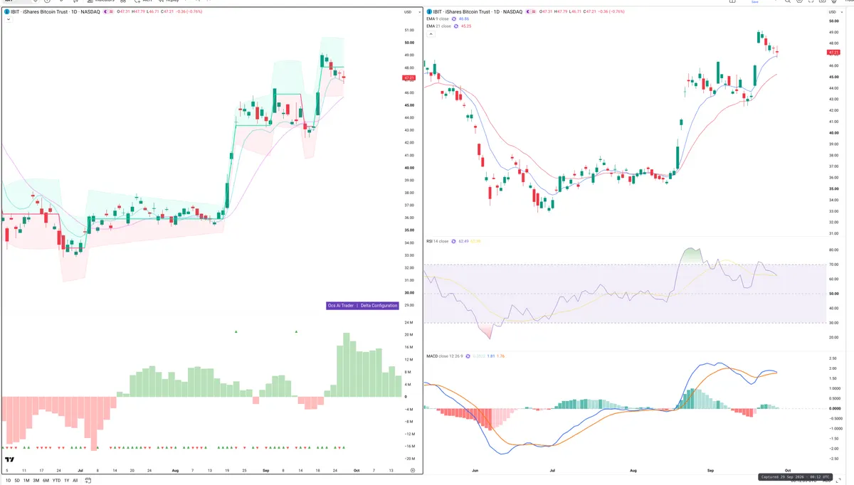 IBIT — Delta + Technical