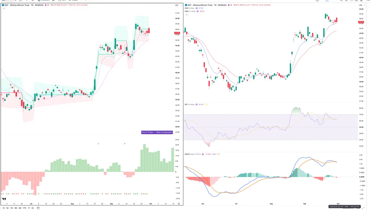IBIT — Delta + Technical