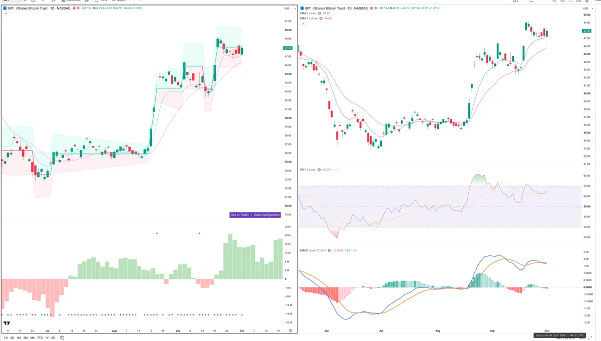 IBIT — Delta + Technical