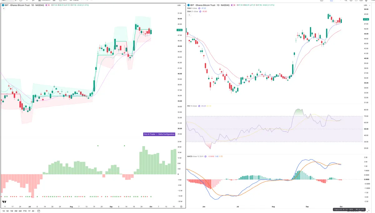 IBIT — Delta + Technical