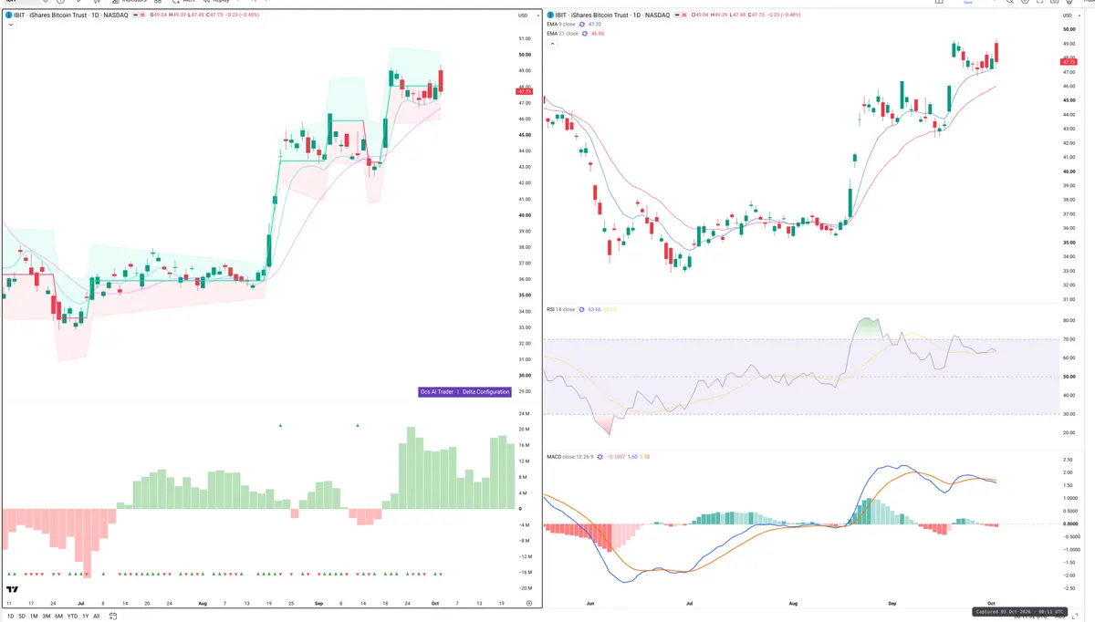 IBIT — Delta + Technical