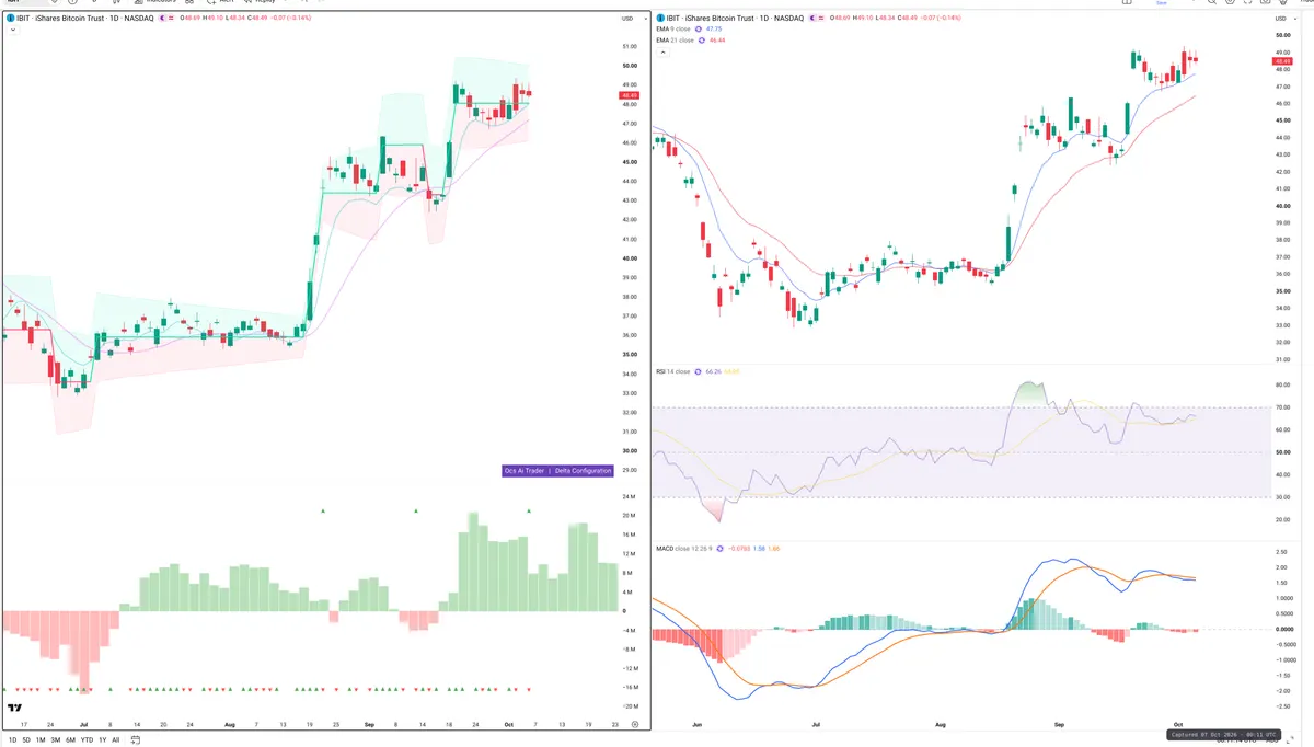 IBIT — Delta + Technical