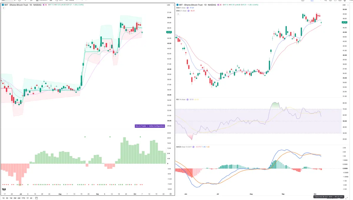 IBIT — Delta + Technical