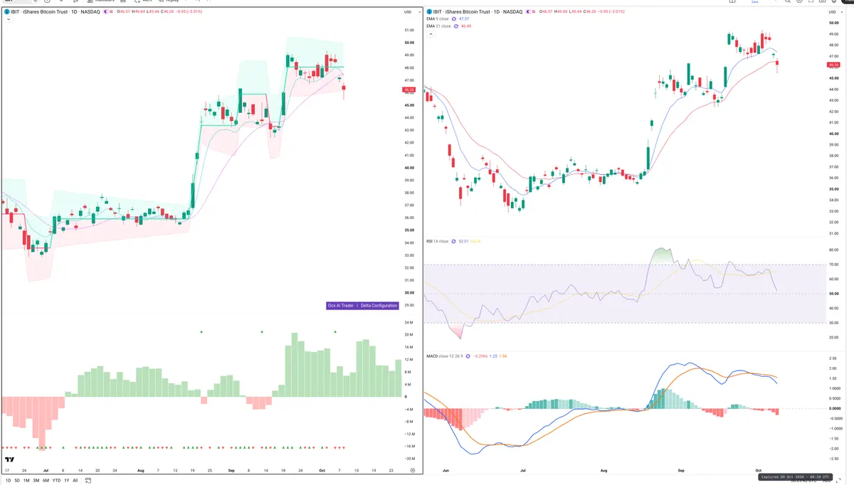 IBIT — Delta + Technical