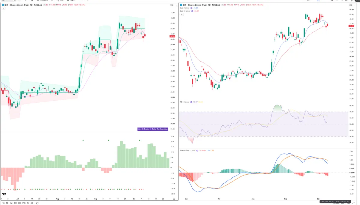 IBIT — Delta + Technical