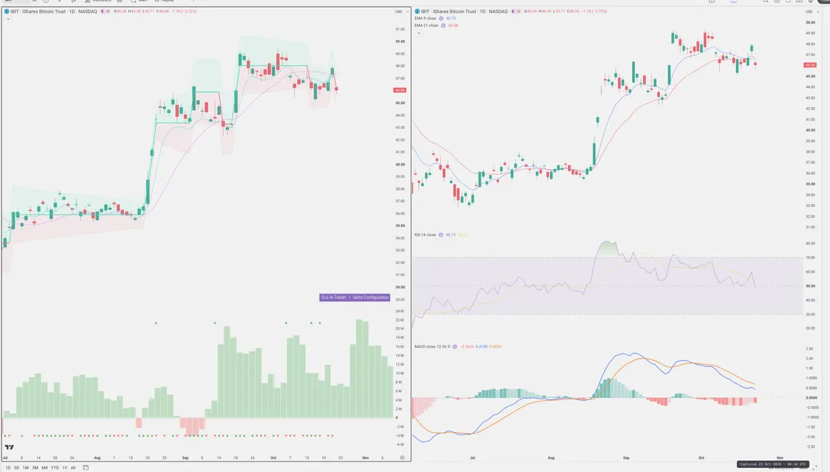 IBIT — Delta + Technical