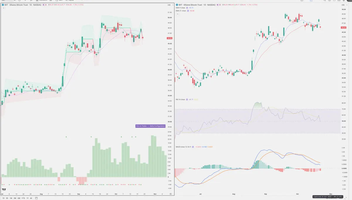 IBIT — Delta + Technical