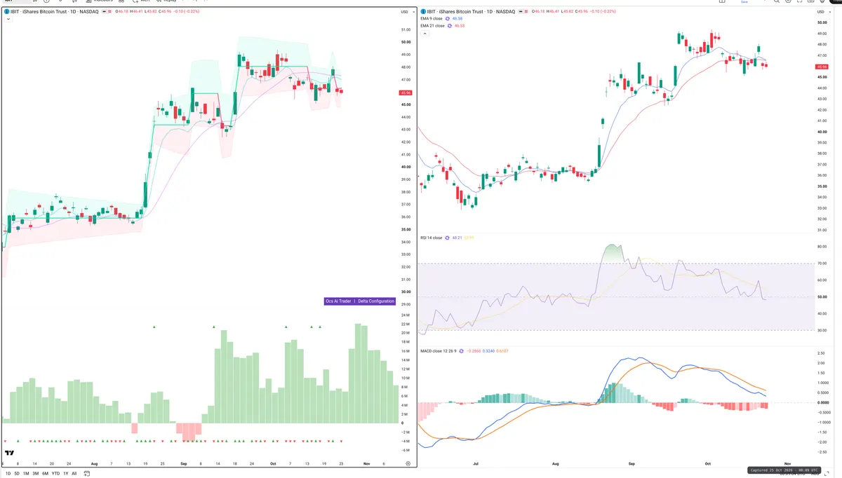 IBIT — Delta + Technical
